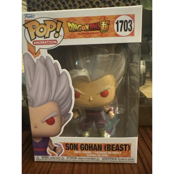 New Funko Pop! Dragon Ball Super : Son Gohan (Beast) # 1703 With Pop 2 - Picture 3 of 6